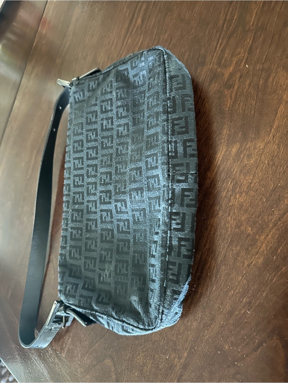 Fendi Vintage Black Baguette Shoulder Bag - Picture 7 of 7